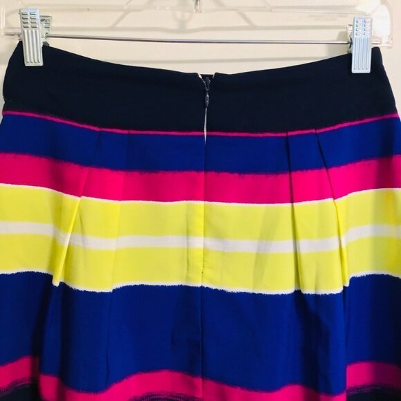 Chic by Jacob Multi Color Striped Skirt Size 2 - Picture 4 of 5